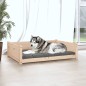 vidaXL Cama para perros madera maciza de pino 105,5x75,5x28 cm vidaXL Cama para perros madera maciza de pino 105,5x75,5x28 cm