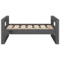 vidaXL Cama para perros madera maciza de pino gris 65,5x50,5x28 cm vidaXL Cama para perros madera maciza de pino gris 65,5x50,5x28 cm