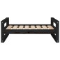 vidaXL Cama para perros madera maciza de pino negro 75,5x55,5x28 cm vidaXL Cama para perros madera maciza de pino negro 75,5x55,5x28 cm