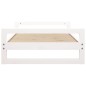 vidaXL Cama para perros madera maciza de pino blanco 95,5x65,5x28 cm vidaXL Cama para perros madera maciza de pino blanco 95,5x65,5x28 cm