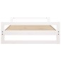 vidaXL Cama para perros madera maciza de pino blanco 105,5x75,5x28 cm vidaXL Cama para perros madera maciza de pino blanco 105,5x75,5x28 cm