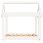 vidaXL Cama para perros madera maciza de pino blanco 71x55x70 cm vidaXL Cama para perros madera maciza de pino blanco 71x55x70 cm