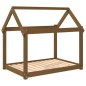 vidaXL Cama para perros madera maciza pino marrón miel 101x70x90 cm vidaXL Cama para perros madera maciza pino marrón miel 101x70x90 cm