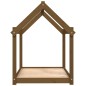 vidaXL Cama para perros madera maciza pino marrón miel 101x70x90 cm vidaXL Cama para perros madera maciza pino marrón miel 101x70x90 cm