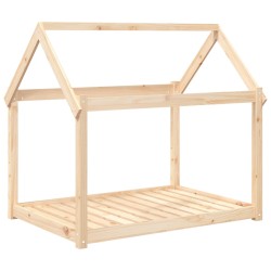 vidaXL Cama para perros madera maciza de pino 111x80x100 cm