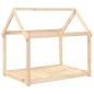 vidaXL Cama para perros madera maciza de pino 111x80x100 cm