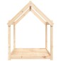 vidaXL Cama para perros madera maciza de pino 111x80x100 cm