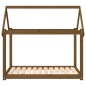vidaXL Cama para perros madera maciza pino marrón miel 111x80x100 cm vidaXL Cama para perros madera maciza pino marrón miel 111x80x100 cm