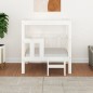  vidaXL Cama para perros madera maciza de pino blanco 65,5x43x70 cm