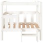 vidaXL Cama para perros madera maciza de pino blanco 75,5x63,5x70 cm vidaXL Cama para perros madera maciza de pino blanco 75,5x63,5x70 cm