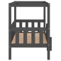 vidaXL Cama para perros madera maciza de pino gris 95,5x73,5x90 cm vidaXL Cama para perros madera maciza de pino gris 95,5x73,5x90 cm