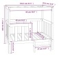 vidaXL Cama perros madera maciza pino marrón miel 105,5x83,5x100 cm vidaXL Cama perros madera maciza pino marrón miel 105,5x83,5x100 cm