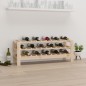 vidaXL Botellero madera maciza de pino 109,5x30x42 cm vidaXL Botellero madera maciza de pino 109,5x30x42 cm