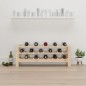vidaXL Botellero madera maciza de pino 109,5x30x42 cm vidaXL Botellero madera maciza de pino 109,5x30x42 cm