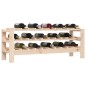 vidaXL Botellero madera maciza de pino 109,5x30x42 cm vidaXL Botellero madera maciza de pino 109,5x30x42 cm