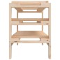 vidaXL Botellero madera maciza de pino 109,5x30x42 cm vidaXL Botellero madera maciza de pino 109,5x30x42 cm