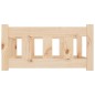 vidaXL Cama para perros madera maciza de pino 75,5x55,5x28 cm