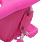 vidaXL Trona de bebé rosa y blanco vidaXL Trona de bebé rosa y blanco