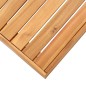 vidaXL Reposapiés seccional con cojín madera maciza de acacia vidaXL Reposapiés seccional con cojín madera maciza de acacia