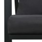 vidaXL Sofá de jardín con cojines aluminio gris oscuro vidaXL Sofá de jardín con cojines aluminio gris oscuro