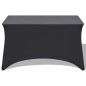 vidaXL Funda elástica para mesa 2 uds 183x76x74 cm antracita vidaXL Funda elástica para mesa 2 uds 183x76x74 cm antracita