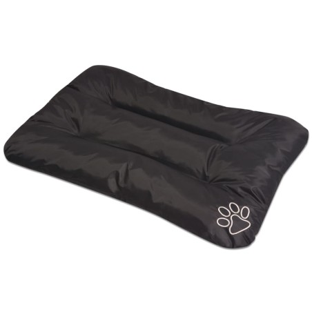 vidaXL Colchón para perro tamaño L negro