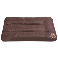 vidaXL Colchón para perro tamaño XXL marrón