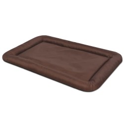 vidaXL Colchón para perro tamaño XL marrón