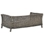 vidaXL Cesta para perros con cojín sauce natural gris 90x54x35 cm vidaXL Cesta para perros con cojín sauce natural gris 90x54x35 cm