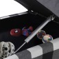 vidaXL Sofá para perro gris felpa 57x34x36 cm