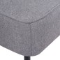vidaXL Sillón de cóctel tela gris claro vidaXL Sillón de cóctel tela gris claro