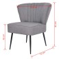 vidaXL Sillón de cóctel tela gris claro vidaXL Sillón de cóctel tela gris claro