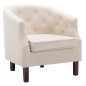 vidaXL Sillón de tela beige vidaXL Sillón de tela beige
