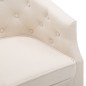 vidaXL Sillón de tela beige vidaXL Sillón de tela beige