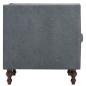 vidaXL Sillón tapizado de tela gris vidaXL Sillón tapizado de tela gris