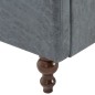 vidaXL Sillón tapizado de tela gris vidaXL Sillón tapizado de tela gris
