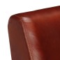 vidaXL Sillón de cuero auténtico marrón oscuro vidaXL Sillón de cuero auténtico marrón oscuro