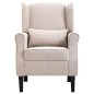 vidaXL Sillón de tela beige vidaXL Sillón de tela beige