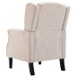 vidaXL Sillón de tela beige vidaXL Sillón de tela beige
