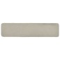 vidaXL Taburete de tela color crema 120x28x26 cm vidaXL Taburete de tela color crema 120x28x26 cm