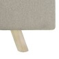 vidaXL Taburete de tela color crema 120x28x26 cm vidaXL Taburete de tela color crema 120x28x26 cm