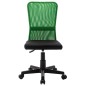 vidaXL Silla de oficina de tela de malla negra y verde 44x52x100 cm vidaXL Silla de oficina de tela de malla negra y verde 44x52x100 cm