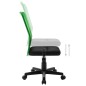 vidaXL Silla de oficina de tela de malla negra y verde 44x52x100 cm vidaXL Silla de oficina de tela de malla negra y verde 44x52x100 cm