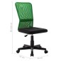 vidaXL Silla de oficina de tela de malla negra y verde 44x52x100 cm vidaXL Silla de oficina de tela de malla negra y verde 44x52x100 cm