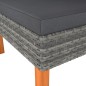vidaXL Sofás de esquina 2 uds ratán sintético y madera de eucalipto vidaXL Sofás de esquina 2 uds ratán sintético y madera de eucalipto