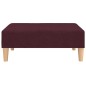 vidaXL Reposapiés de tela morado 78x56x32 cm vidaXL Reposapiés de tela morado 78x56x32 cm