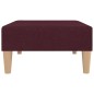 vidaXL Reposapiés de tela morado 78x56x32 cm vidaXL Reposapiés de tela morado 78x56x32 cm