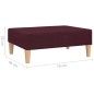vidaXL Reposapiés de tela morado 78x56x32 cm vidaXL Reposapiés de tela morado 78x56x32 cm