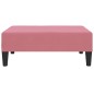 vidaXL Reposapiés de terciopelo rosa 78x56x32 cm vidaXL Reposapiés de terciopelo rosa 78x56x32 cm