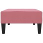 vidaXL Reposapiés de terciopelo rosa 78x56x32 cm vidaXL Reposapiés de terciopelo rosa 78x56x32 cm